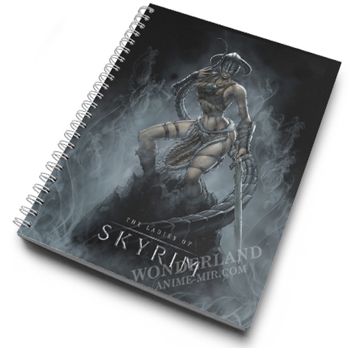 Скетчбук Скайрим воин / Skyrim warrior